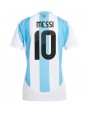 Billige Argentina Lionel Messi #10 Hjemmedrakt Dame Copa America 2024 Kortermet